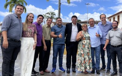 Estância: Eduardo Amorim participa de missa em homenagem aos 178 anos da cidade