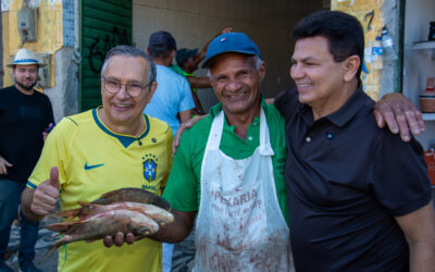 Em Pacatuba, Eduardo Amorim e Valmir de Francisquinho reencontram amigos e lideranças