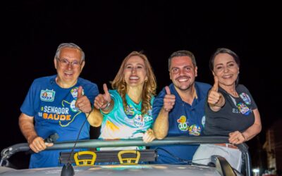 Na zona Norte de Aracaju, Eduardo Amorim reúne centenas de apoiadores